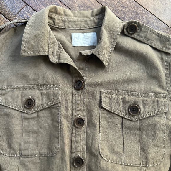 Converse Utility Romper W/ Removable Belt (sz 2) - Picture 3 of 9